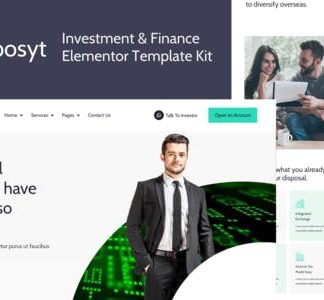 Deposyt - Investment & Finance Elementor Template Kit