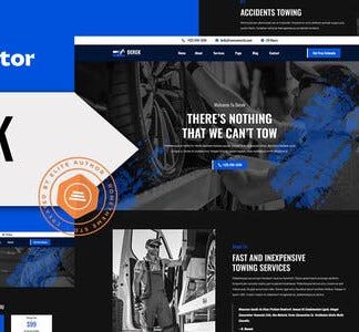 Derek - Towing Services Elementor Pro Template Kit