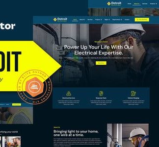 Detroit - Electrical Company Elementro Pro Template Kit