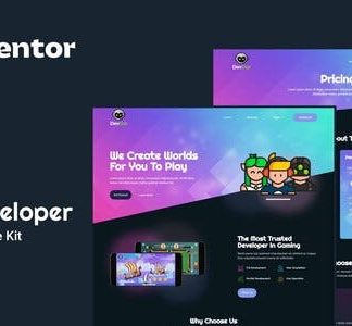 Devour - Game Developer Elementor Template Kit
