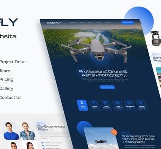 Dexfly | Drone & Aerial Photography Elementor Template Kit