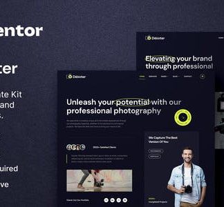 Dexxter – Photography & Portfolio Elementor Template Kit