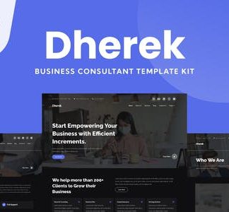 Dherek - Business Consultant Website Template
