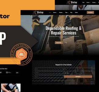 Diatap - Roofing Services Elementor Template Kit