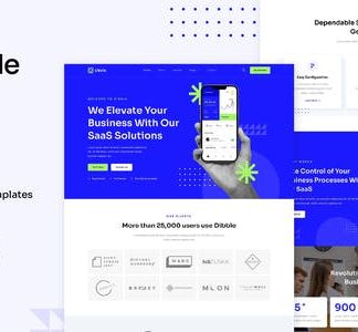 Dibble - SaaS & Tech Startup Elementor Template Kit