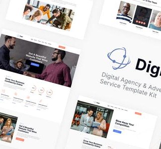 Digie | Digital Agency & Advertising Service Elementor Template Kit