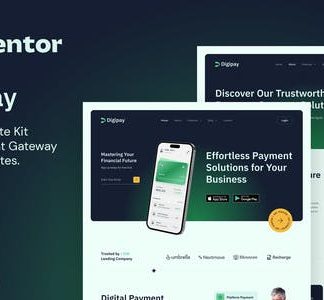 Digipay – Online Payment Gateway & Fintech Elementor Template Kit