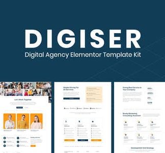 Digiser - Digital Agency Elementor Template Kit