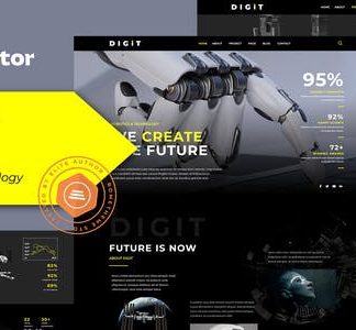 Digit - Robotics & Technology Elementor Template Kit
