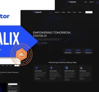 Digitalix - Software Company Elementor Pro Template Kit