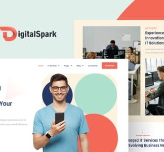 DigitalSpark - IT Services Elementor Template Kit