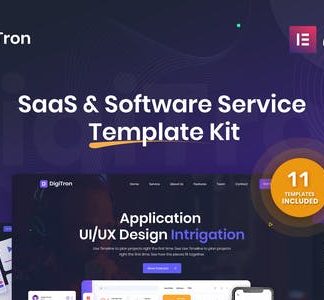 Digitron - Software & SaaS Elementor  Template Kit