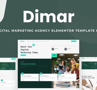 Dimar - Digital Marketing Elementor Template Kit