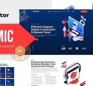 Dinamic - Customer Service & Solution Elementor Pro Template Kit
