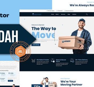 Dipindah - Moving Company Elementor Template Kit