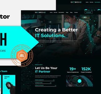 Ditech - IT Solutions & Services Company Elementor Template Kit