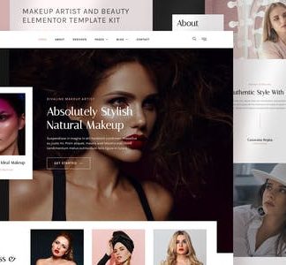 Divaline – Makeup Artist, Model & Beauty Elementor Template Kit