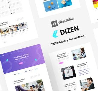 Dizen - Digital Agency Elementor Template Kit