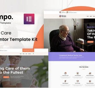 Djompo Kit - Senior Care Elementor Template Kit