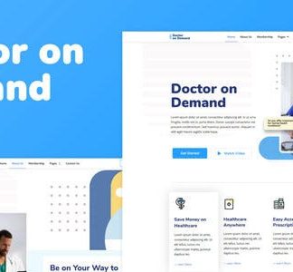 Doctor on Demand – Online Consultations Elementor Template Kit