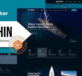 Dolphin - Yacht Club & Boat Rental Elementor Pro Template Kit
