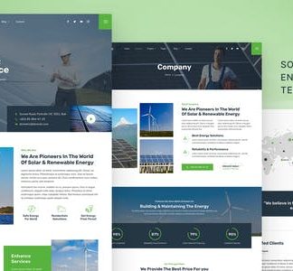 Dometric – Solar & Renewable Energy Elementor Template Kit