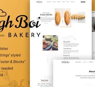 DoughBoiBakery - Bakery Cakery Elementor Template Kit