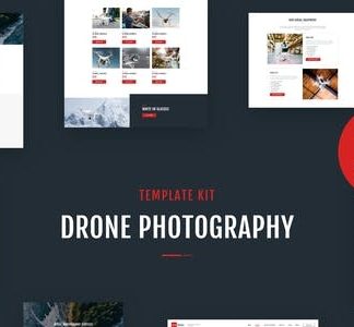 Drone Media - Aerial Photography & Videography Elementor Template Kit