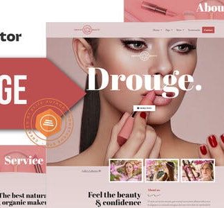 Drouge - Cosmetic Elementor Template Kit