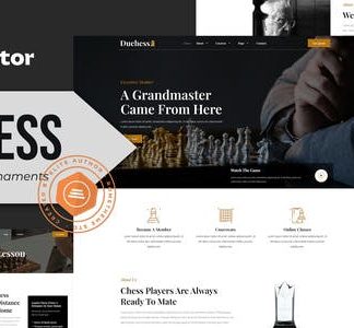 Duchess - Chess Club & Tournament Elementor Template Kit