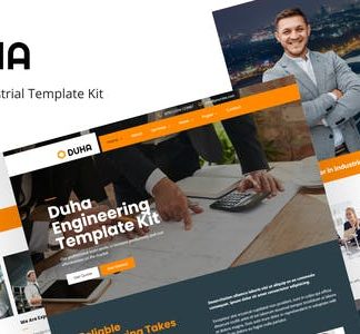 Duha - Engineering & Industrial Elementor Template Kit