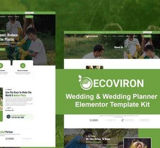 Ecoviron - Ecology & Enviroment Charity Elementor Pro Template Kit