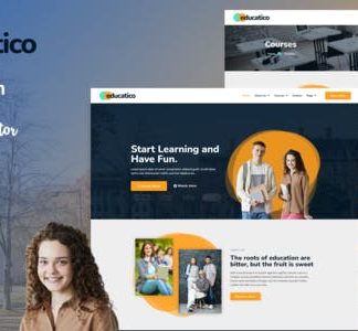 Educatico - Education School & Online Courses Elementor Template Kit