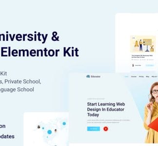 Educator - Online University & Courses Elementor Template Kit