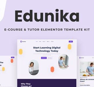 Edunika - Online Education Elementor Template Kit
