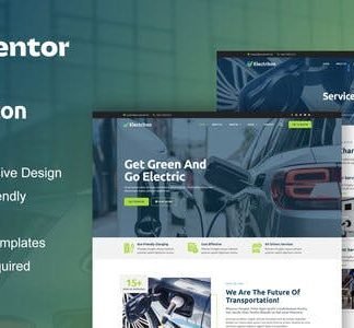 Electriton - Electric Vehicle & Charging Station Elementor Pro Template Kit