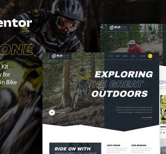 Elgone – Cycling & Mountain Bike Club Elementor Template Kit
