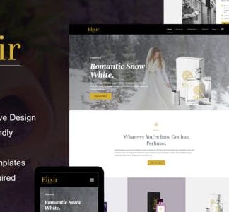 Elixir - Perfume Maker Elementor Template Kit