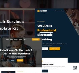 Elpair - Electronic Repair Services Elementor Template Kit