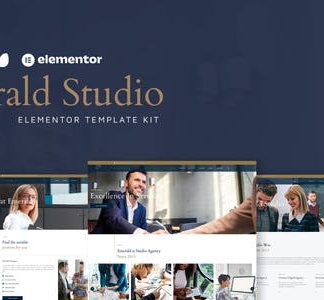 Emerald Studio -  Digital Agency Elementor Template Kit
