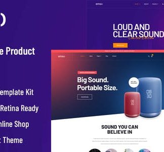 Emso - A Single Product  Elementor Template Kit