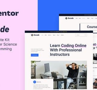 Encode – Online Programming & Computer Science Course Elementor Template Kit