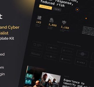 Encrypt - Cyber Security Specialist Elementor Pro Template Kit