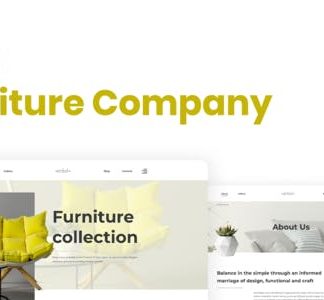 Enkel – Furniture Company Template Kit