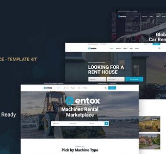 Entox - Car Rental Marketplace Elementor Template Kit