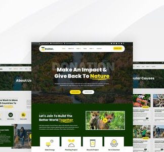 Environ - Environment Charity Elementor Template Kit
