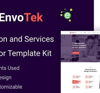 EnvoTek - IT Solution & Services Elementor Template Kit