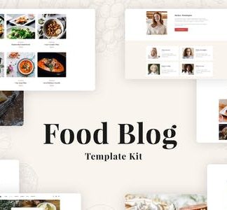Especio - Food Blog Elementor Pro Template Kit