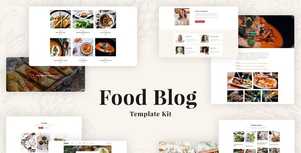 Especio Food Blog Elementor Pro Template Kit GPL Cellar