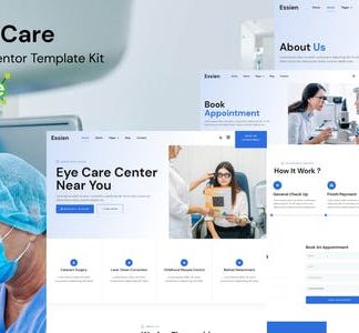 Essien - Eye Care Clinic Elementor Template Kit